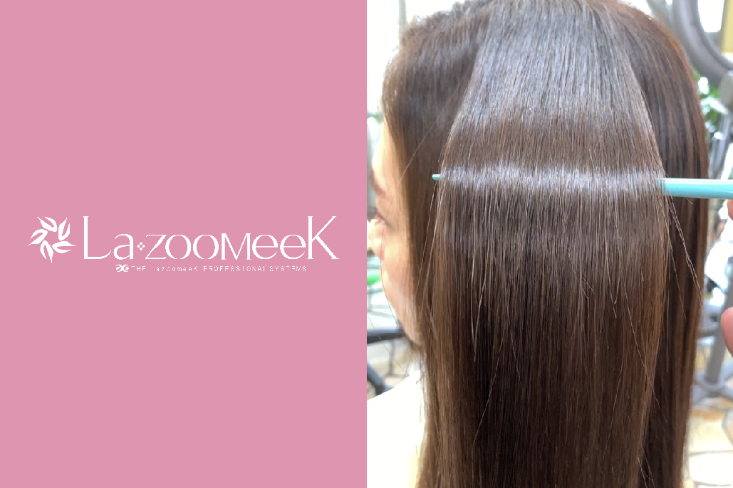 超音波トリートメントで髪サラサラ！