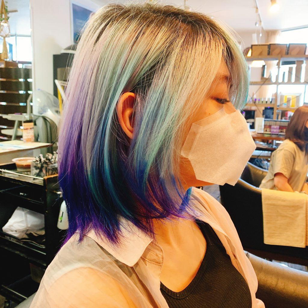 ショートヘアでも活用できるトレンドカラーと宮崎市の美容室(グラデーション)